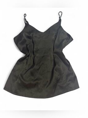 Black Cami Top with rhinestone straps